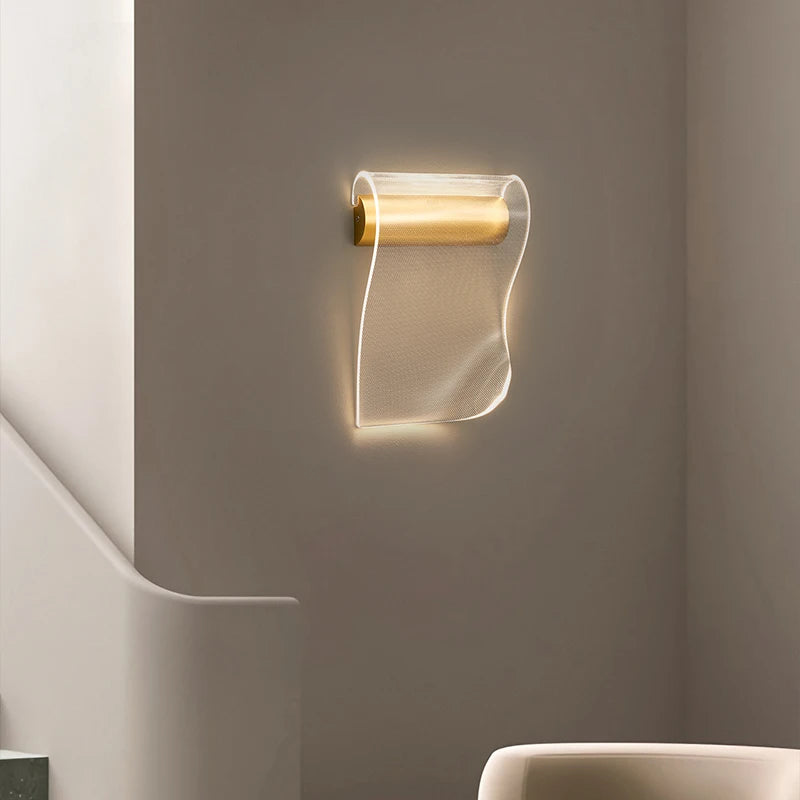 Veya Folded Glass Wall Light