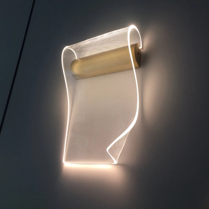 Veya Folded Glass Wall Light