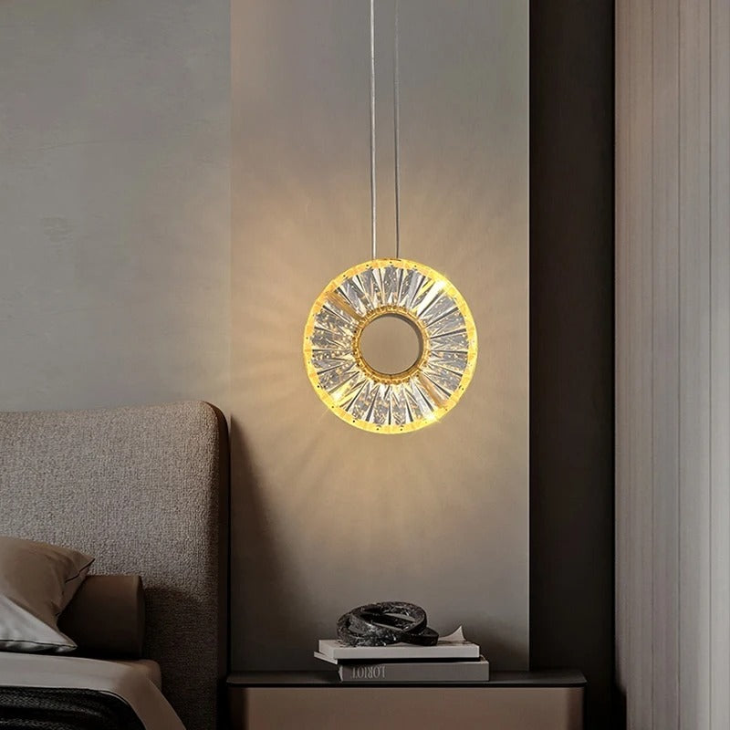 Elysia Crystal Plate Pendant