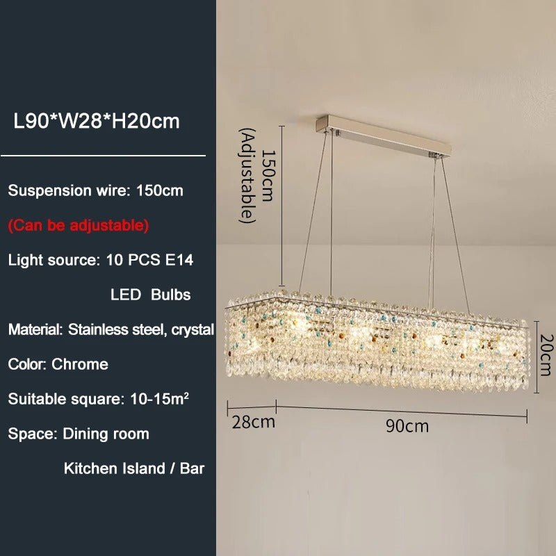 Prismaré Crystal Color Ceiling Light