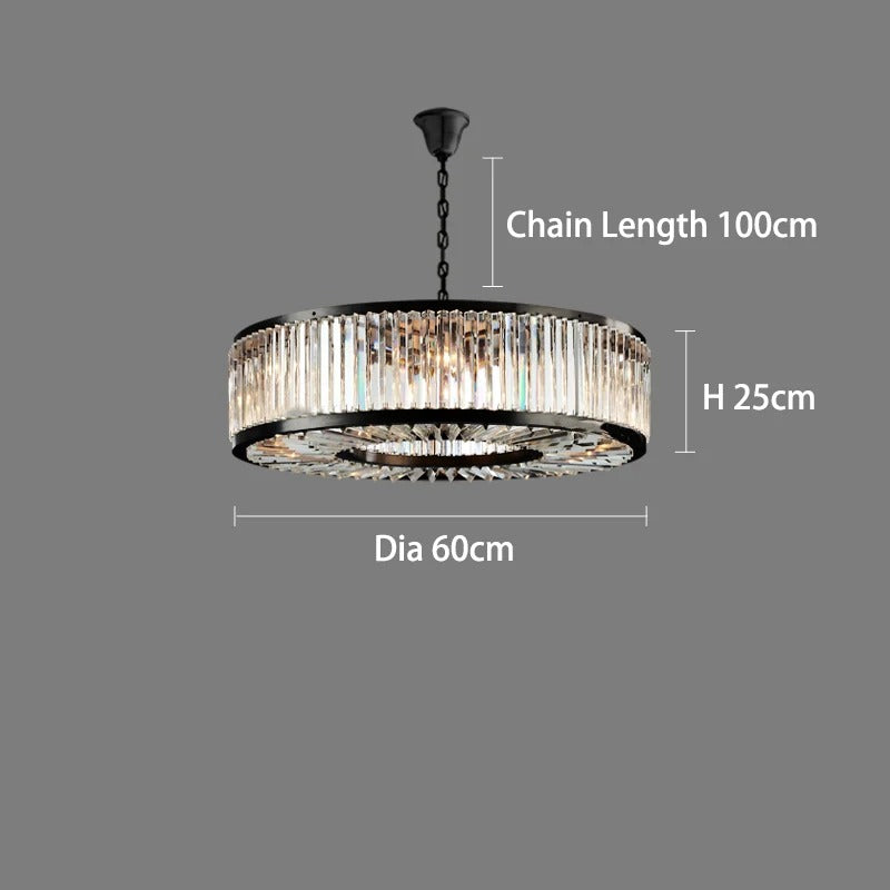 Vespera Crystal Halo Chandelier