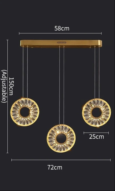 Elysia Crystal Plate Pendant